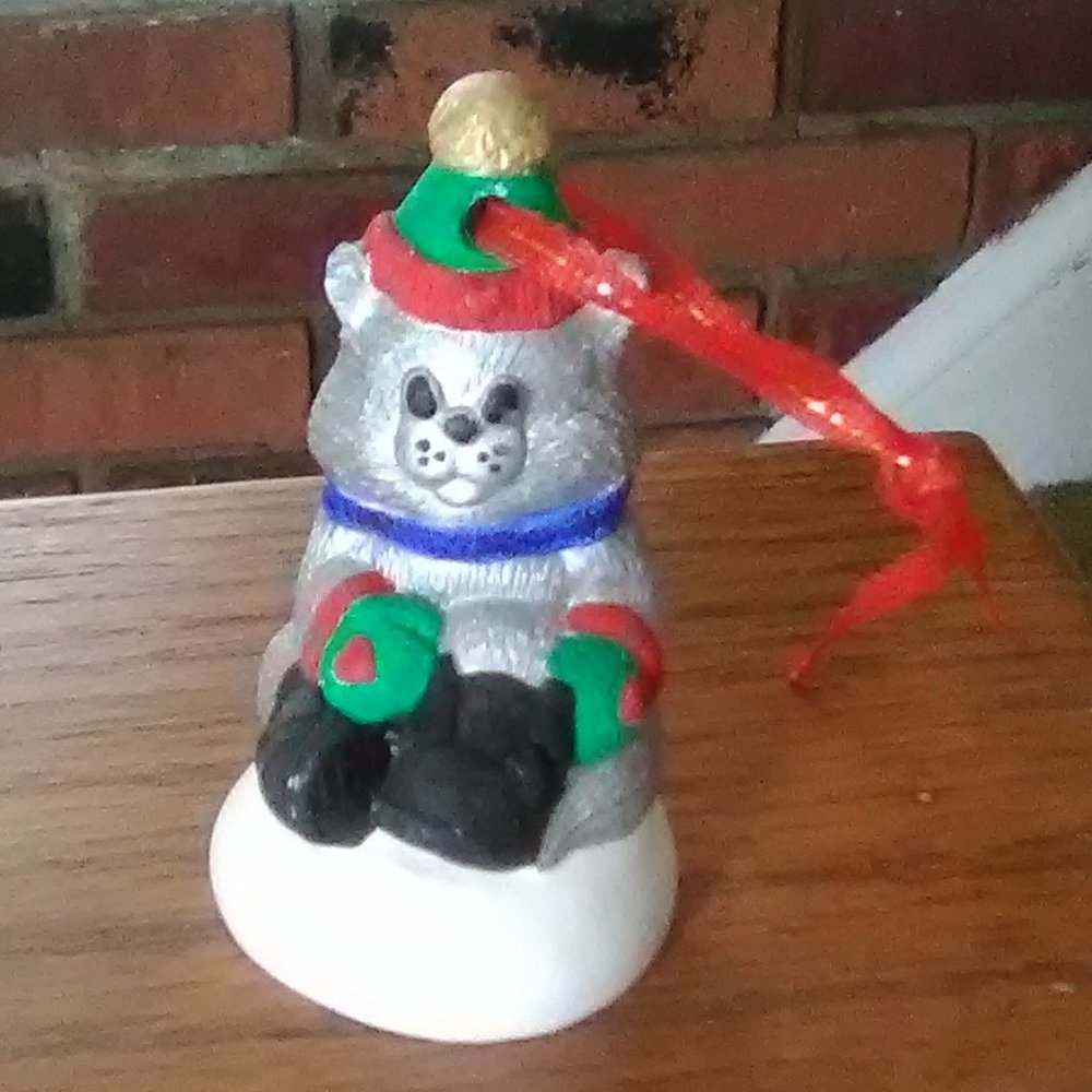 Dressed Holiday Cat Ornament